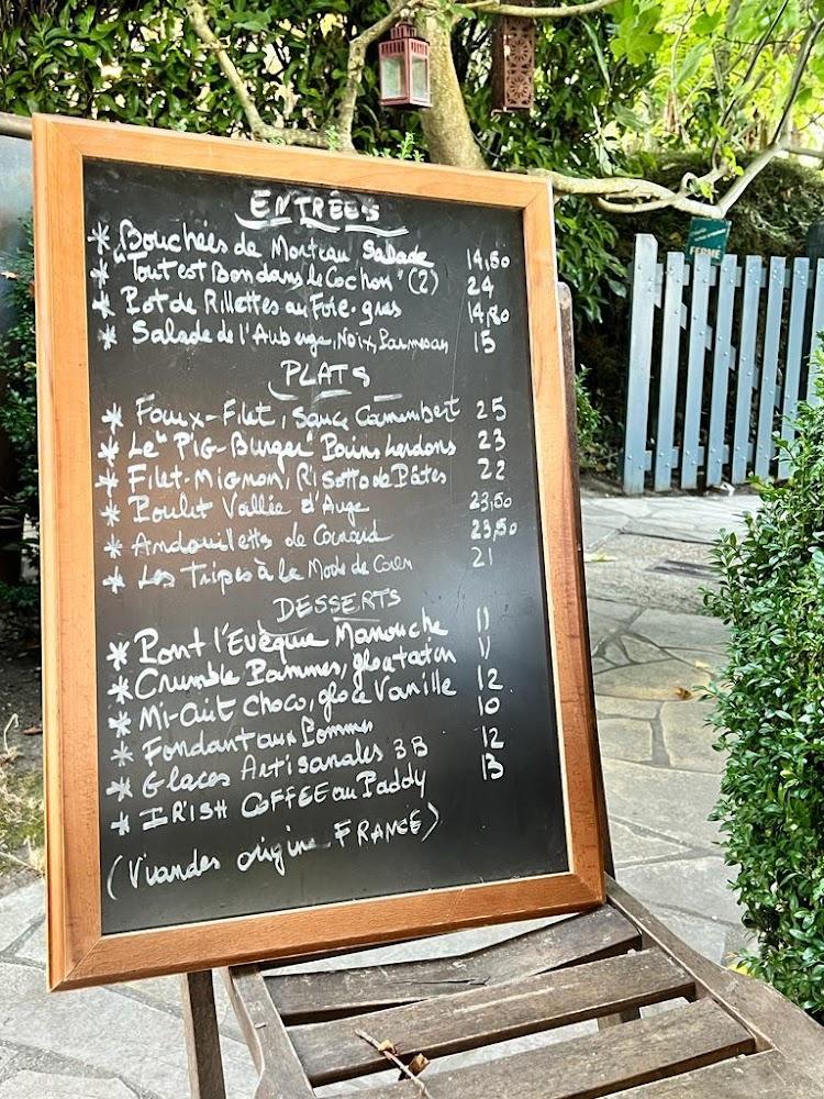 Auberge Des Deux Tonneaux - Menu Image 3